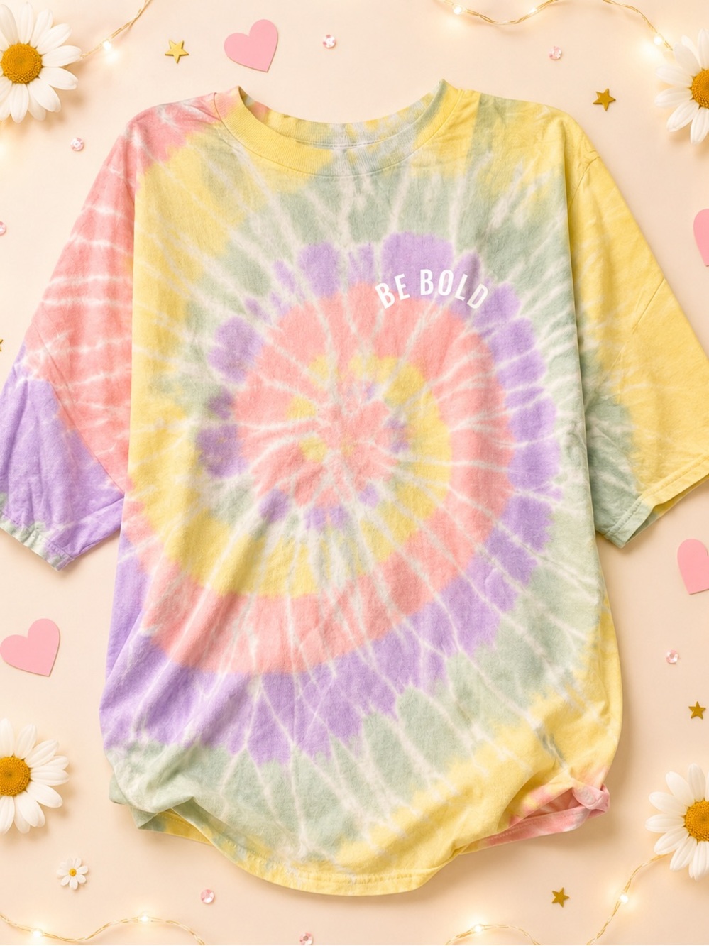 Miss Amazing tie-dye T-shirt